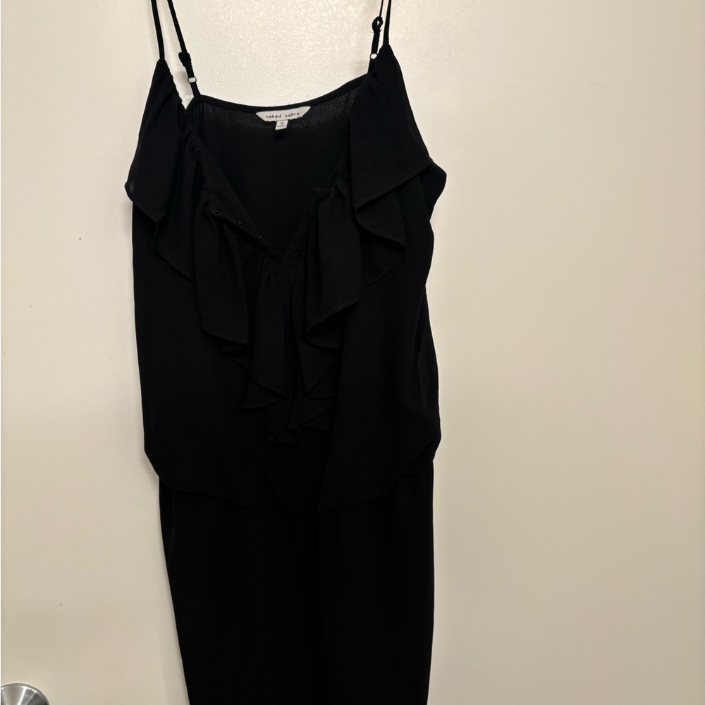 Naked Zebra Classic Black Dress